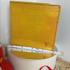Louis Vuitton Mustard Yellow Card Holder / WALLET